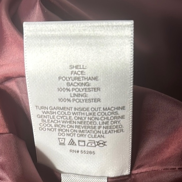 Express Burgundy Jacket - Picture 9 of 9